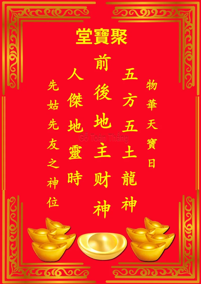 Nội Dung Bài Vị Thần Tài Viết Gì